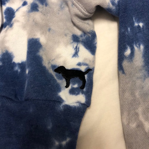 VS Pink UK Sexy Cropped Sweatshirt, oversized L - Picture 2 of 6